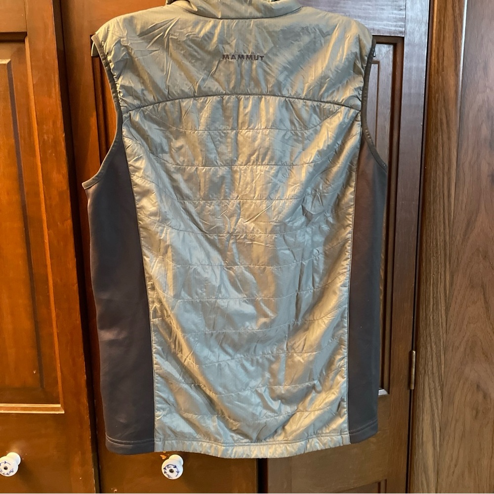 Mammut Vest Jacket Mens Medium Polartec Alpha Puffer Gray Lightweight Outdoors - Picture 12 of 14
